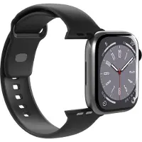 Puro ICON Apple Watch 42-49 mm -vaihtoranneke, musta
