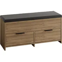 CALICOSY Kenkäkaappi Cove Shoe Bench, ruskea