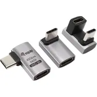 Equip 133478, USB C, USB C, Musta, Harmaa