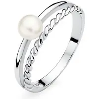 Lykken Pearls avoin helmihopeasormus -180