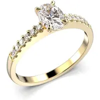 Festive Selena Side 0,62 ct timanttisormus 14-703-062-KK-LABGVS1
