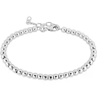 Lykken Casuals hopeahelmirannekoru 4mm 16+3cm