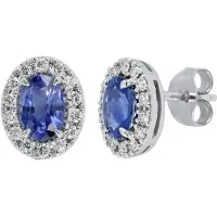 Kohinoor Olivia 0,28 ct safiiri-timanttikorvakorut 143-411VS-28