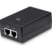 Ubiquiti POE-24-24W-G - Passiivinen Gigabit Power over Ethernet -injektori, Musta