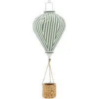 Bloomingville kuumailmapallo - 65 cm - Pumppu - Vihreä - - OneSize - Koristeet