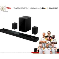 TCL Q Q85H - 7.1.4 Kanäle - 510 W - DTS-HD Master Audio - DTS:X - Dolby Atmos - Dolby Audio - Dolby Digital - Dolby Digital Plus - Dolby... - Basso...