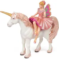 Papo Figuriini Ballerina hänen unicornissaan - - NOUS ENCHANTÉS - Lapsille - Alkaen 3-vuotiaasta