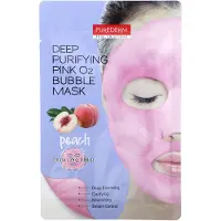 Purederm Bubble Vegaaninen kasvonaamio Pink Peach 20g