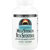 Source naturals , Mega Strength Beta Sitosteroli, 375 mg, 120 Tabletti