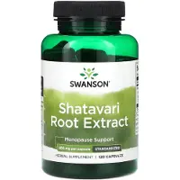 Swanson Health Shatavari-juuren uute 500 mg - 120 kapselia