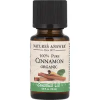 Natures Answer 100% Luomu Kaneli Eteerinen Öljy - 15 ml