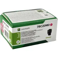 Lexmark 78C20M0-laservärikasetti, magenta