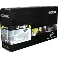 Lexmark C748H1YG Värikasetti keltainen 10.000 sivua