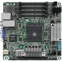 Asrock X570D4I-2T, 1xSKT AM4, AMD Ryzen, X570, SATA, 1xM.2, 2x10GbE, IPMI (X570D4I-2T)