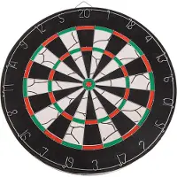 Sportx Dartboard Flocked with 6 Darts