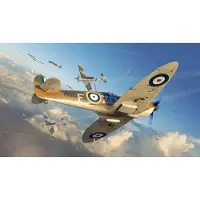 Airfix Supermarine Spitfire Mk.1 a, Pienoismallikiinteäsiipinen ilma-alus, Kokoamispakkaus, 1:48, Spitfire Mk.1 a, Ei sukupuolirajoitusta, Muovi