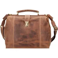 Greenburry Vintage Käsilaukku Nahka 32 cm Ruskea