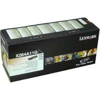 Lexmark X264A11G -laservärikasetti, musta