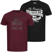 Lonsdale Torbay Lyhythihainen T-paita 2 Yksiköt