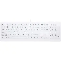 Cherry Contour MedicalKey AK-C8100 Sanitizable - Näppäimistö - Englanti (US) - Valkoinen