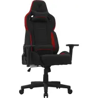 Sense7 Sentinel fabric chair black and red
