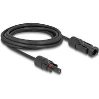 DeLOCK 88211, Kaapeli, Vapaasti seisova, Musta, IP67, DL4, Naaras