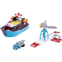Majorette Lelut - 30+ Osaa - Maersk Logistics Rahtilaiva - - OneSize - Työkoneet