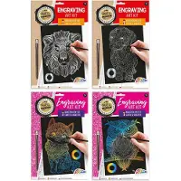 Creative Craft Group Scratch A4 Kit. Includes pen.
