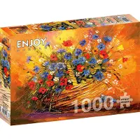 Enjoy Basket with Flowers 1000p palapeli