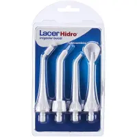 LACER Hammasharjan vaihdettava pää Hydro Advanced Oral Irrigator 4 osaa
