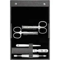 Zwilling Classic -manikyyrisetti 5-osainen, aitonahkainen, antrasiitti Manikyyrisetti 1 kpl