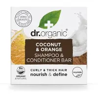 Dr Organic Coconut &amp; Orange Solid 75g Hoitoaine