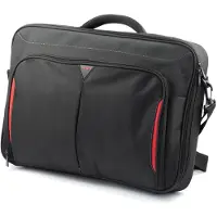 Targus 17-18" Classic+ Clamshell, kannettavan tietokoneen laukku, musta/punainen