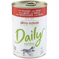 Almo Nature 6 x 400 g Daily Dog naudanlihaa märkäruokaa koirille