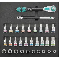 Wera Verktygsinsats 1/3 Hylsnyckelsats 1/2" Zyklop
