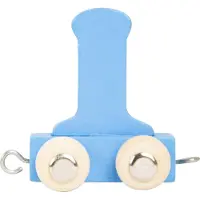Small Foot - Wooden Letter Train Color - I