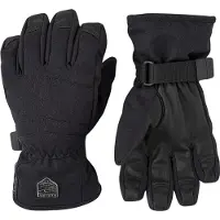 Hestra Juniors' Gore-Tex Atlas 5 Finger Black Lasketteluhanskat 4