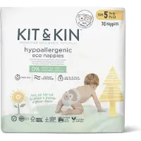 Kit & Kin Eco Nappies - White - 3(6-10KG