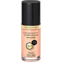 Max Factor All Day Flawless 3-in-1 Liquid Foundation, 50 Natural Rose
