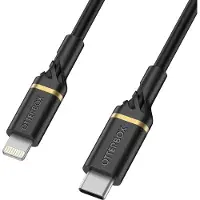 Otterbox USB-C – Lightning -kaapeli, 2 m, Black Shimmer