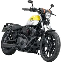 Falcon Double Groove -Pakoputkisto XV950R 14-, KATAL., MUSTA