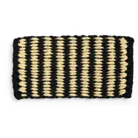 HAY Coco Stripe Wide kynnysmatto Black-white