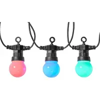Nedis SmartLife-koristevalot Partylight Wi-Fi RGB / Valkoinen 20 LED's 10.0 m Android / IOS Polttimon halkaisija: 50 mm