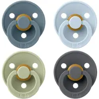 BIBS Colour Tutti 4-pack Lateksi Koko 2, Petrol/Sage/Baby Blue/Iron