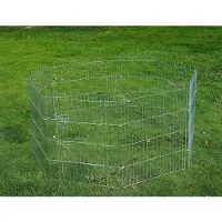 PawHut Ulkona pentuhäkki 8 osaa L63xK60 cm eläimiä