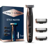 Gillette King C. Style Master XT3000 -partatrimmeri, hopea/musta