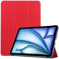SKALO iPad Air 13 (2024) Trifold Suojakotelo - Punainen