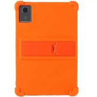 SKALO Lenovo Tab M11 Shock Resistant Armor Silicone Kuori - Oranssi