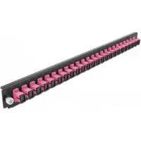 DeLOCK 43355, Kuitu, SC, Telinekiinnitys, 1U, Violetti, 44 mm
