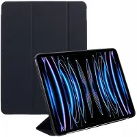 SKALO iPad Pro 12.9 (Gen 4/5/6) Trifold Suojakotelo - Musta